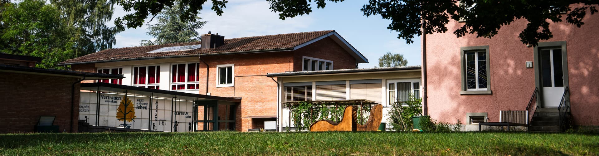 Die Gebäude der Waid in Mörschwil